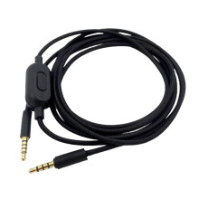 Ricambio universale: cavo audio intrecciato per cuffie da gioco con controllo del volume e funzione mute, compatibile con GPRO X G233G433.