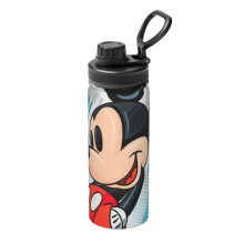 Bouteille d'eau isotherme de sport Mickey Mouse en acier inoxydable, gobelet portable, bouteille d'eau pour l'extérieur, mode voyage, fitness,