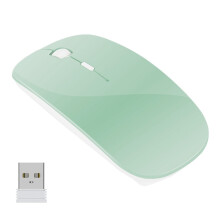 Kabellose Maus für Laptop/PC, 2,4 GHz, USB-wiederaufladbar, geräuschlos, für Laptop/PC/Notebook