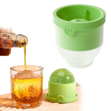 Moule à glaçons FensXil, grands glaçons transparents et ronds de 6 cm (2,4 pouces) pour whisky, cocktails et plus encore