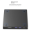 ckepdyeh External Mobile Optical Drive for Desktop and Notebook Universal USB/Type-C/SD/TF Card Reading and Burning 2