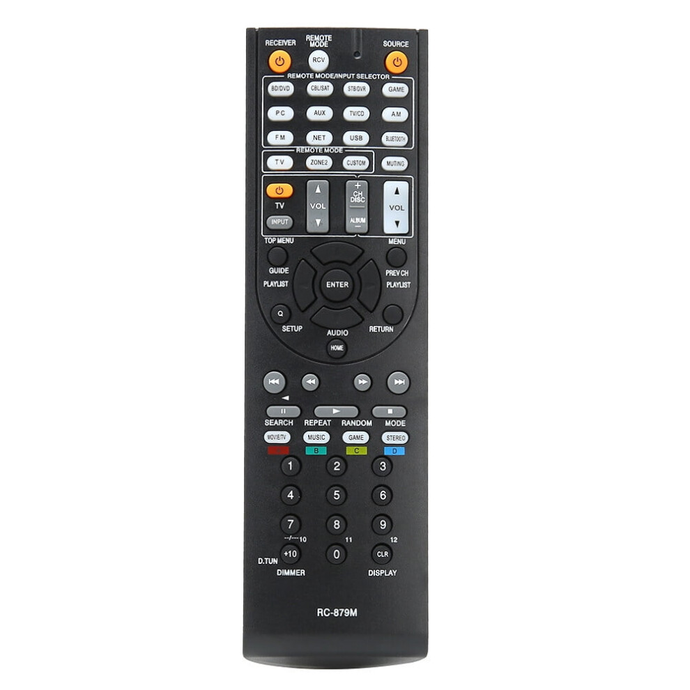 Remote Control For Onkyo, Remote Control Replacement, Rc-879M Remote Control Fits For Onkyo Av Receiver Tx-Nr535 Tx-Sr333 9425574833679