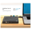 ckepdyeh External Mobile Optical Drive for Desktop and Notebook Universal USB/Type-C/SD/TF Card Reading and Burning 4