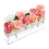 12 håls klar akrylvas rektangulär blommig mittpunkt för matbord rektangulär dekorativ modern vas 7