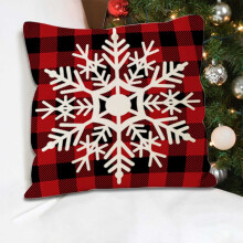 Housses de coussin de Noël Donemore 45 x 45 cm, coussins décoratifs sapin de Noël pour canapé, décoration de fêtes - Lavables en machine,