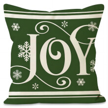 Housse de coussin décorative en lin pour Noël, idéale pour décorer votre canapé ou votre maison. Taie d'oreiller festive à motifs imprimés.