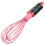 Chef Craft Premium Silikon-Schneebesen, 26,7 cm, Rosa 2