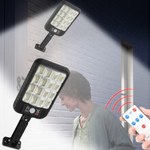 Lampe murale solaire LED extérieure Avtoify, lampe à induction pour jardin, cour ou maison, petite lampe étanche, noire
