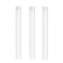 (Wit, 3 stuks) Onderkastverlichting met bewegingssensor, oplaadbare LED-kastverlichting, werkt op batterijen, draadloos, magnetisch