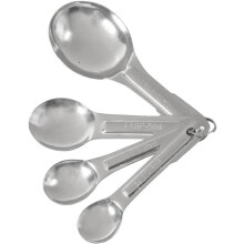 Soro Essentials Messlöffel-Set aus Edelstahl für flüssige und trockene Lebensmittel, passend für Gewürzgläser – Küchenhelfer