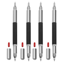 4-delige set ets- en graveerpennen met dubbele graveerstift voor metaal en glas