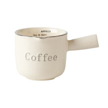Petite tasse à lait en céramique avec anse, mini-ustensiles de café gradués, tasses à lait, tasses à mesurer