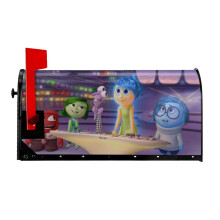 Inside Out Magnetic Mailbox Cover Garden Yard Home Decor For Outside, Decorative Outdoor Post Letter Box Wrap Decor Mail Wraps, 21x18 In