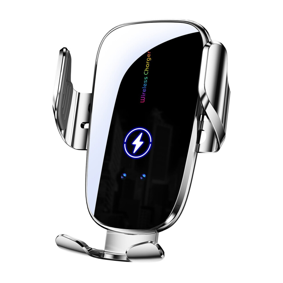 Zeceouar Car Wireless Charger 10W Fast Charging, Compatible With Iphone & Android, Auto-Sensing Telescopic Holder For All Car Types 9083649016091