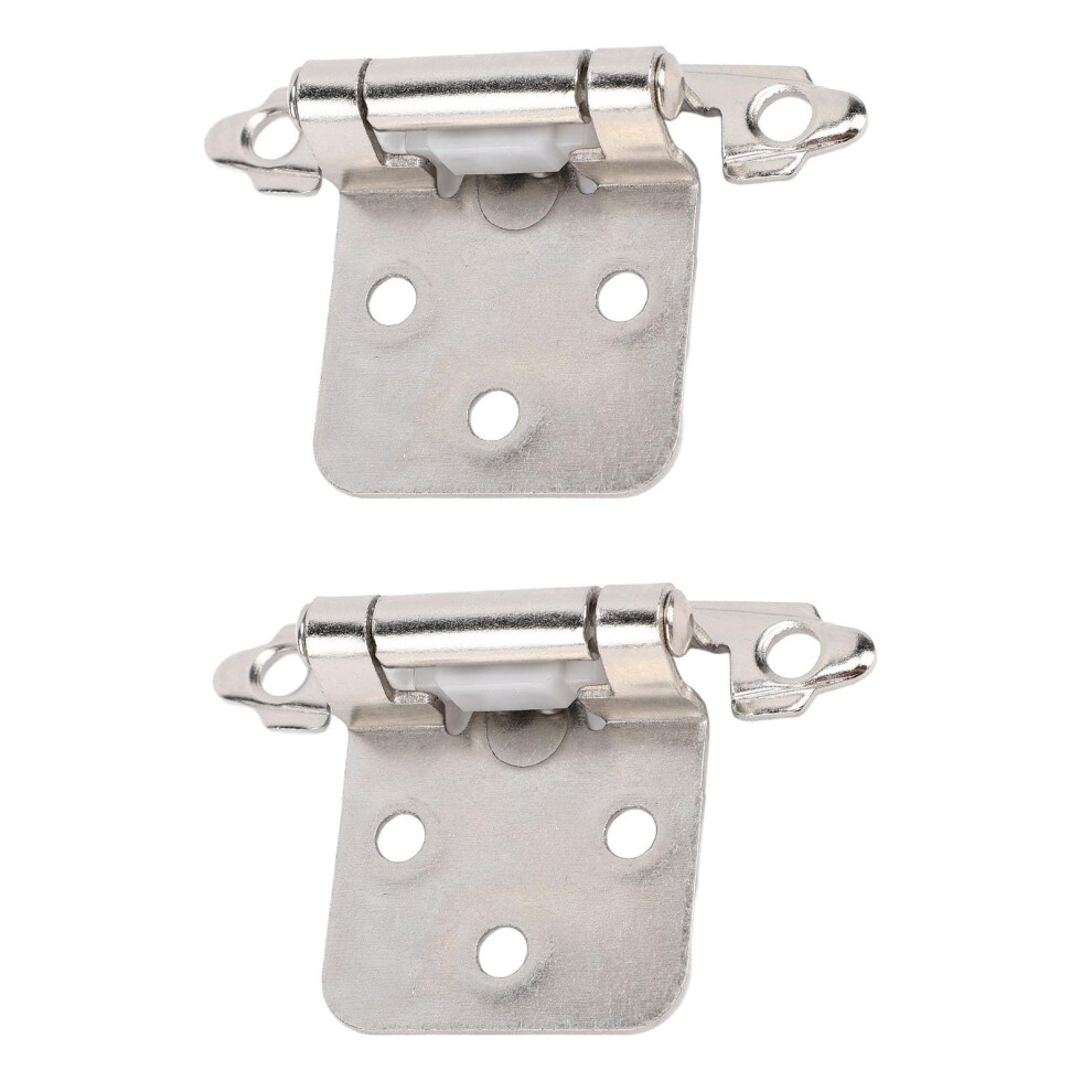 1/2 Inch Self Closing Cabinet Hinge, Champagne Finish, Corrosion Resistant, Rv Kitchen, 2 Pack 9113335057616