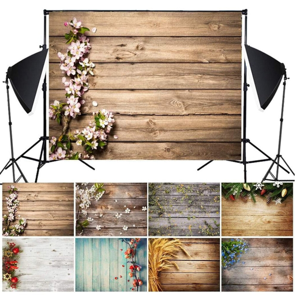 Federra Imitation Wood Photography Props 3D Photo Background Cloth Presentation Grain 9071309736724