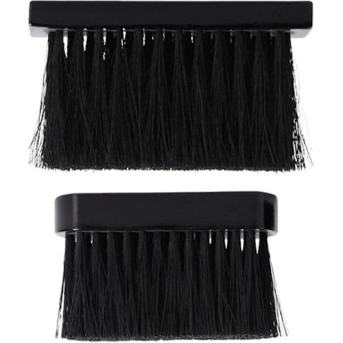 2-pack fireplace brush, durable rectangular replacement brush for fireplace, fire pit, grill and fire pit 10 cm