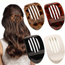 fermagli per capelli piatti da donna, design curvo, fermagli per capelli comodi, da sdraiate, da corsa - fermagli per capelli opachi con presa forte