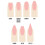 Kunstnagels, nageltips, matte kleur, wit 6