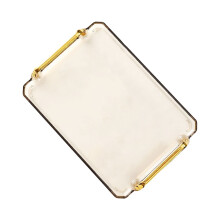 Vassoio in stile nordico, vassoio decorativo portaoggetti, vassoio organizer per gioielli per uso domestico, piatto portaoggetti