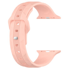 jixopn Silikonarmband Klockarmband Kompatibelt med Apple Watch1/2/3/4/5/6/7/SE/8 (Rosa 35 mm)