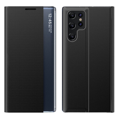 Συμβατή με θήκη Samsung Galaxy S24Ultra με οθόνη σε μαύρο χρώμα