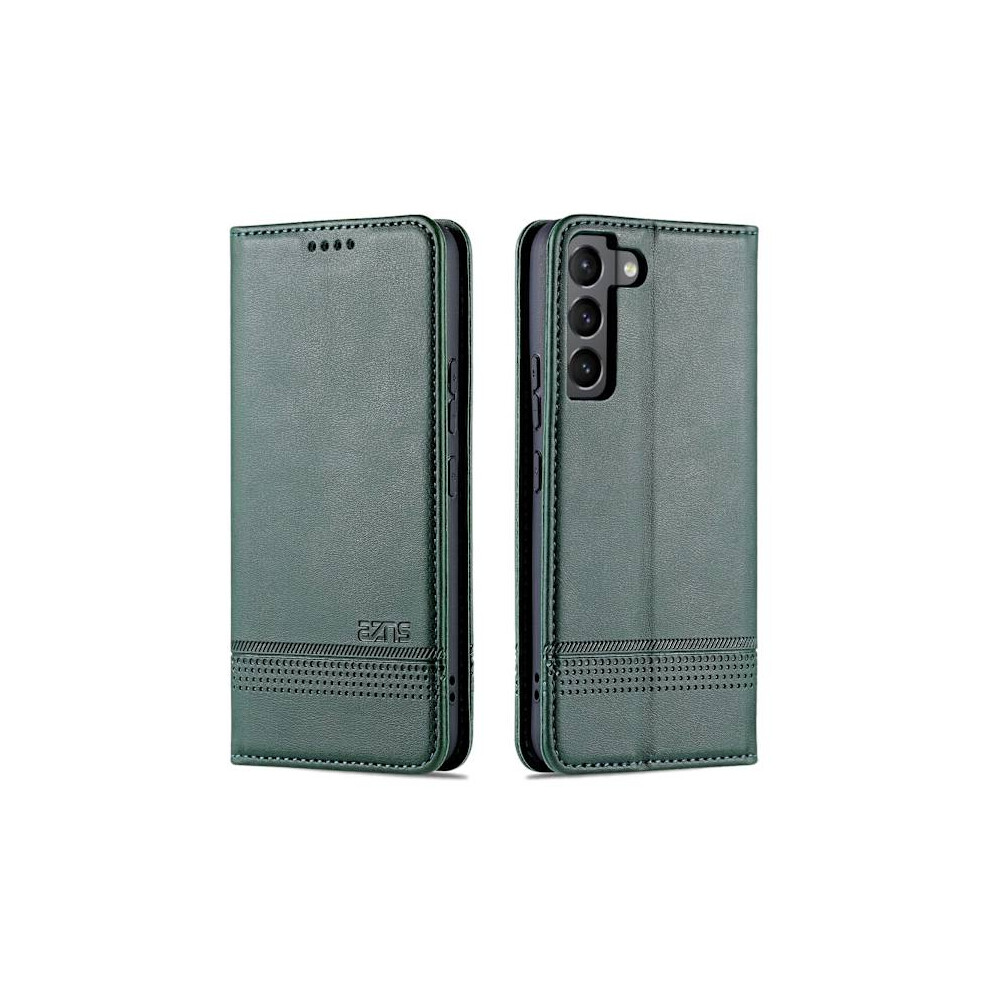 Compatible With Samsung Galaxy S21 Fe - Effective Yazunshi Wallet Case Dark Green 9425574838674