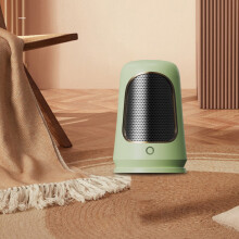 ZKCCNUK Heater Fan, Small Electric Heating Fan with Overheat Protection, Compatible with Home & Household Use, Dark Desktop Hot Fan