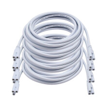 Câble d'extension double mâle Eease4pcs pour tube LED et douille pour lampe fluorescente