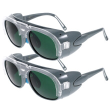 Welding Glasses 2 Pcs Photoelectric Thickness Goggles Comfortable Impact Resistant Dustproof Men Abs
