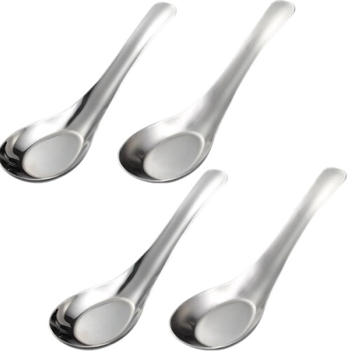 Asian Soup Spoon - Stainless Steel 2-pack 6-pack 2