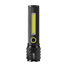 Paascadeaus voor kinderen en mannen - USB-zaklamp van aluminiumlegering, geschikt voor opladen buitenshuis, LED-kampeerlamp met telescopische zoom