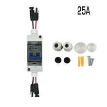 Interruttore di sezionamento fotovoltaico DC/AC 30A IP65, interruttore automatico di disconnessione per pannelli solari