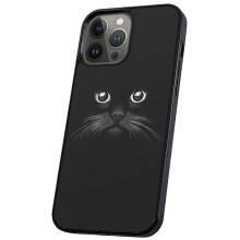 Kompatibel med iPhone16Pro - Skal/Mobilskal Svart Katt