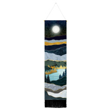 1 tapisserie murale étroite, longue peinture de paysage nature pour la maison ou la chambre à coucher, format vertical