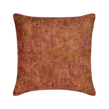 HomeCentric Fodere per cuscini color ruggine e oro, confezione da 2, 35x35 cm, fodere per cuscini con texture effetto scamosciato compatibili con