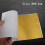 100 Sheets Gold Foil Gilding Crafts Craft Paper Silver 5