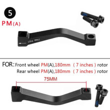 MTB Brake Disc Bracket IS PM A B to PM Brake Adapter For 140 160 180 203mm Rotor