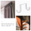Curtain Rod Bracket Bar Holder Drapery Brackets Hooks Ceiling Mount Racks Double 4