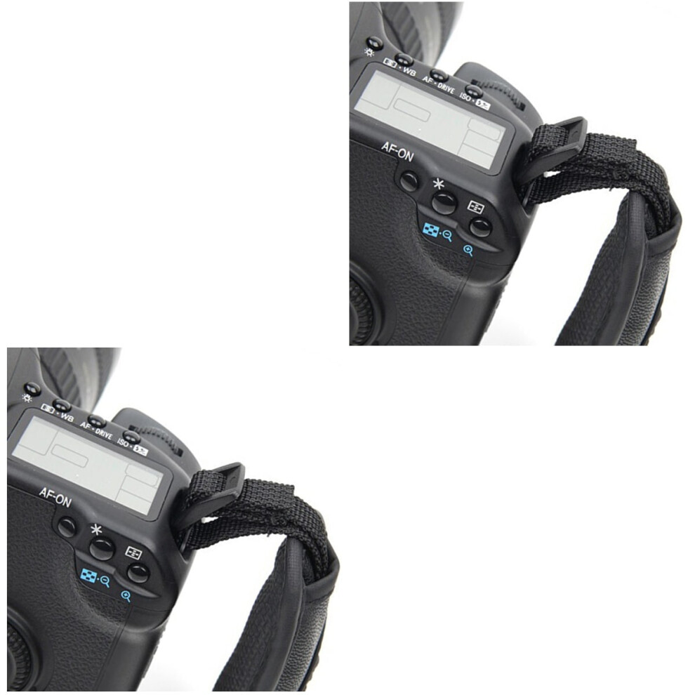 2Pcs Camera Sling Hand Strap Grip For / / / Dslr Camera (Black) Black 9083649020852