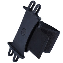 Wrist Phone Holder Stretchy Band Strap 360 Rotatable Arm Forearm Silicone Cell Phone Mount Fits All 4-6.7in Smartphone New Outdoor