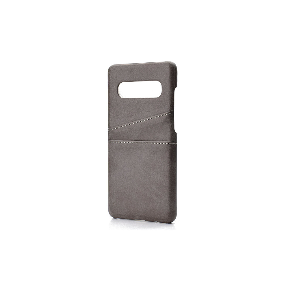 Compatible With Samsung Galaxy S10e - Cover With Card Compartment Gray 9083649022139