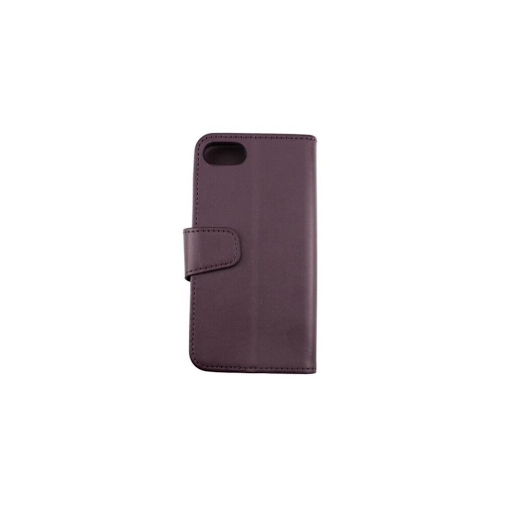 Rv Wallet Case - Compatible With Iphone 7/8/Se 2020 - Extra Card Slots And Stand - Dark Purple 9083649022313