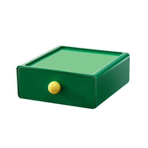 Giyblacko Desktop Storage Box Organizer, Stackable Large Capacity Drawer Container Compatible with Jewelry, Cosmetics, Makeup