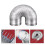 Aluminum Foil Pipe Vent Hose Flexible Ducting Ventilation Accessory 7