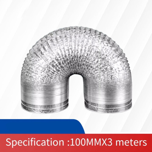 Aluminum Foil Pipe Vent Hose Flexible Ducting Ventilation Accessory 1