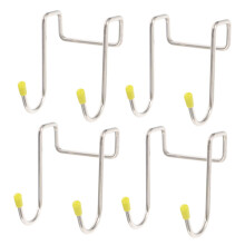 Heavy Duty Over the Door and Cabinet Hooks, 12pcs Metal SType SpaceSaving Organizer for Kitchen Bathroom