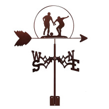 Metal Weather Vane Weathercock Outdoor Wind Direction Indicator for Garden Patio Yard Decoration