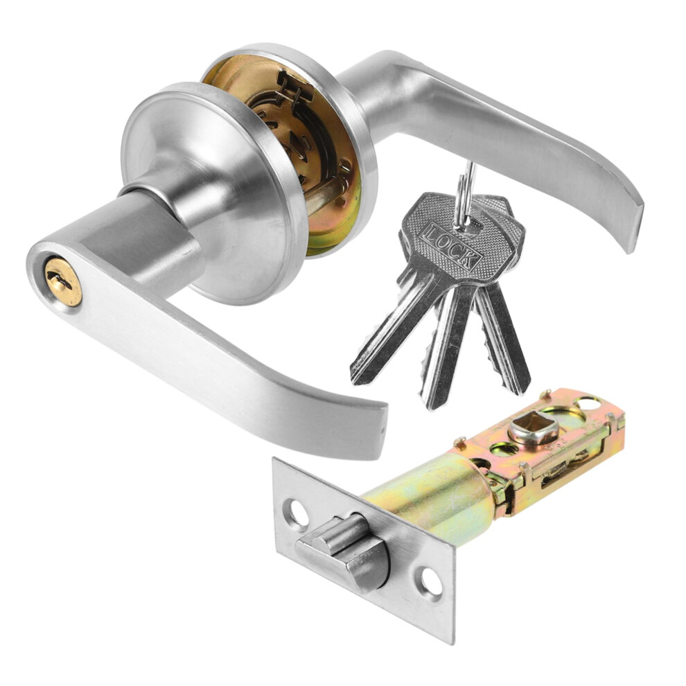 Door Lock With Key Privacy Spherical Interior Handle For Bedroom And Bathroom, Easy Installation 9164114669315