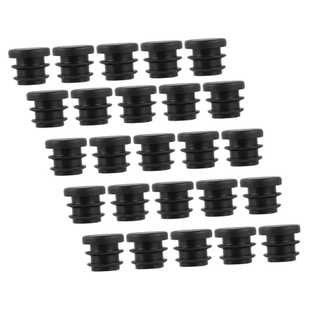 50Pcs Round Plastic Chair Leg Caps With Noise Reduction And Floor Protection For Furniture Legs 9164114670380